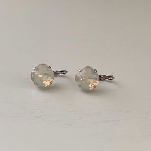 Sabika Large Stone Opal Dangle Earrings